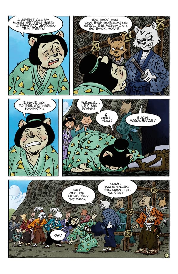 Interior preview page from USAGI YOJIMBO: TEN THOUSAND PLUMS #5 STAN SAKAI COVER