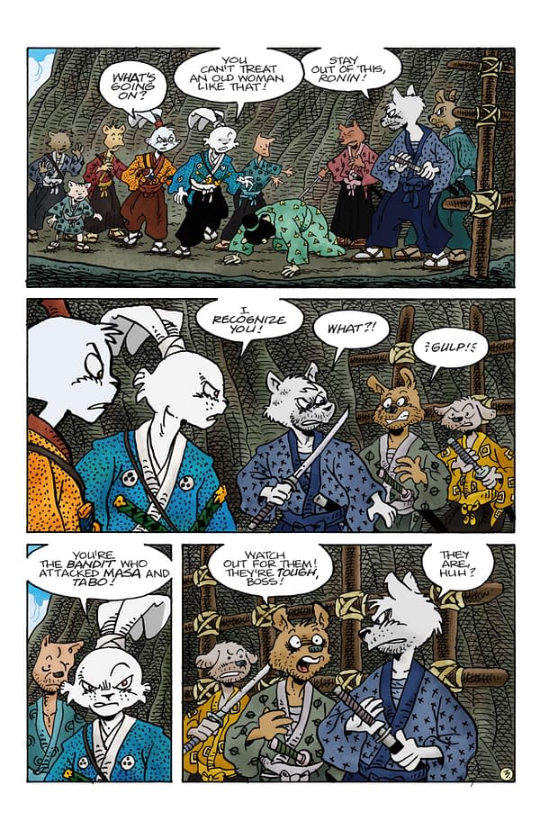 Interior preview page from USAGI YOJIMBO: TEN THOUSAND PLUMS #5 STAN SAKAI COVER