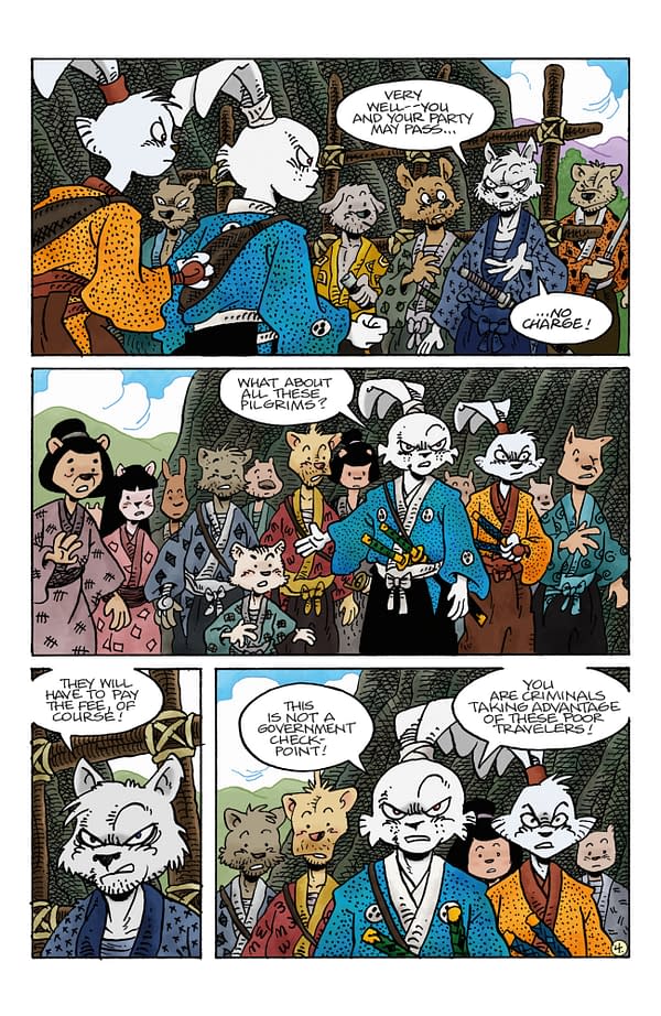 Interior preview page from USAGI YOJIMBO: TEN THOUSAND PLUMS #5 STAN SAKAI COVER