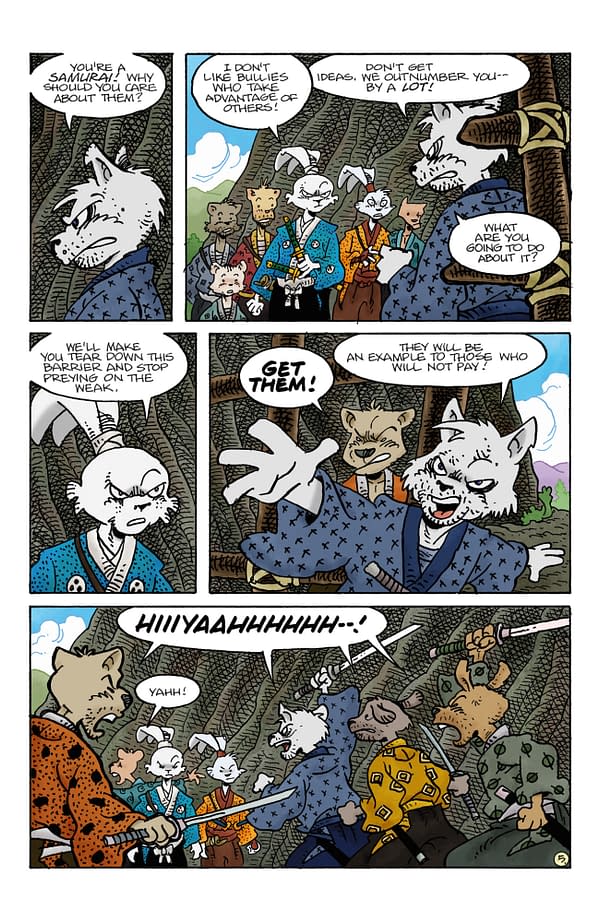 Interior preview page from USAGI YOJIMBO: TEN THOUSAND PLUMS #5 STAN SAKAI COVER