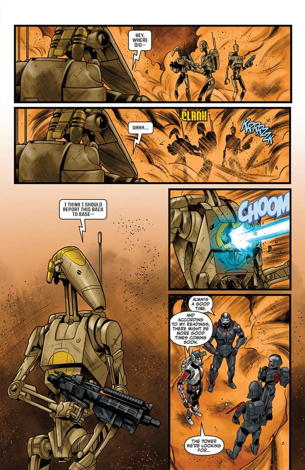 Interior preview page from STAR WARS: HYPERSPACE STORIES: THE BAD BATCH: GHOST AGENTS #5 MICHAEL ATIYEH COVER