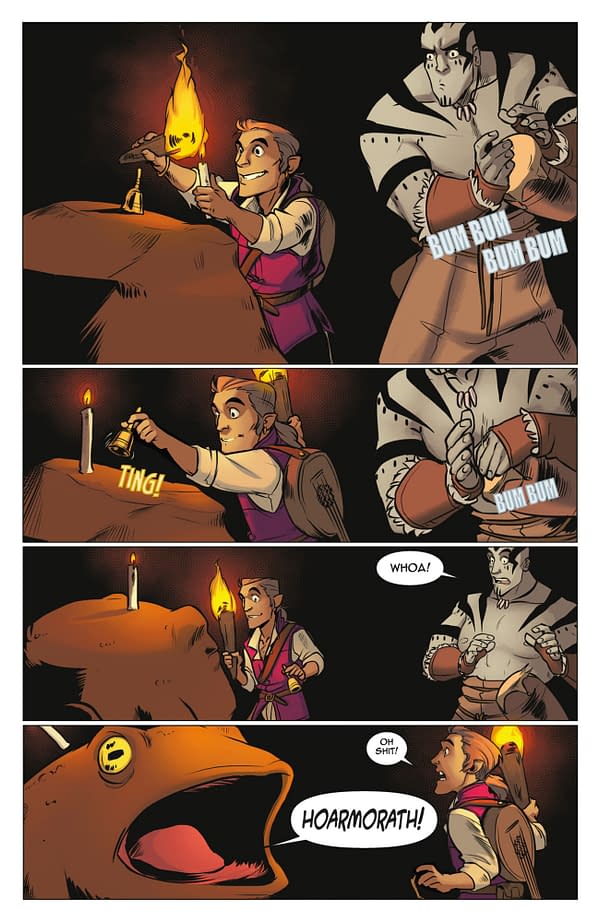 Interior preview page from CRITICAL ROLE: VOX MACHINA ORIGINS I #2 CHRIS NORTHROP COVER