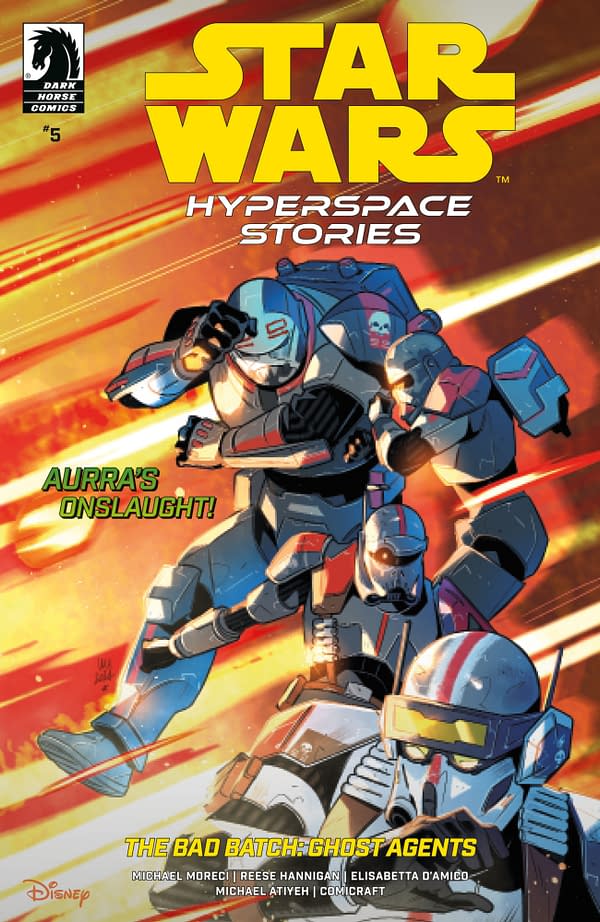Cover image for STAR WARS: HYPERSPACE STORIES: THE BAD BATCH: GHOST AGENTS #5 MICHAEL ATIYEH COVER