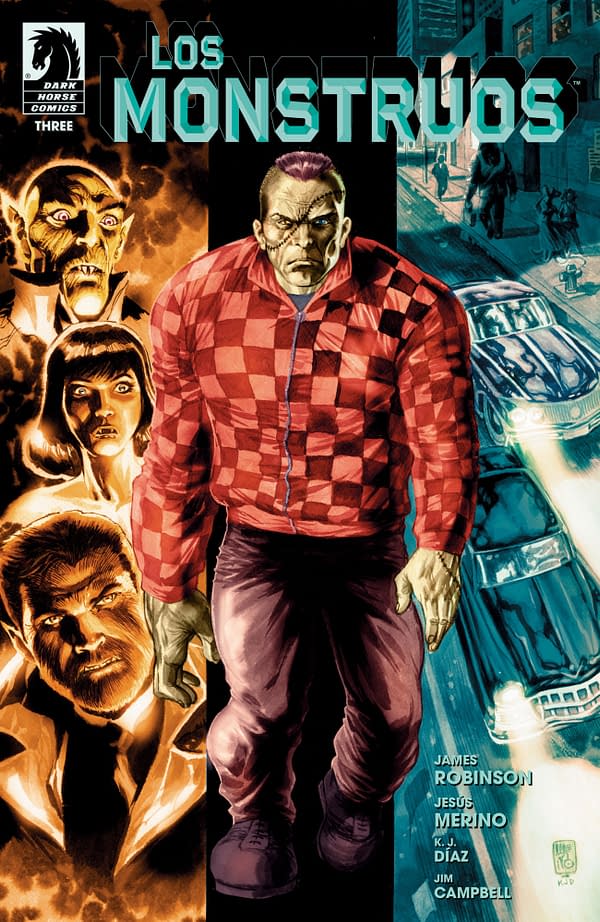 Cover image for LOS MONSTRUOS #3 KJ DIAZ COVER