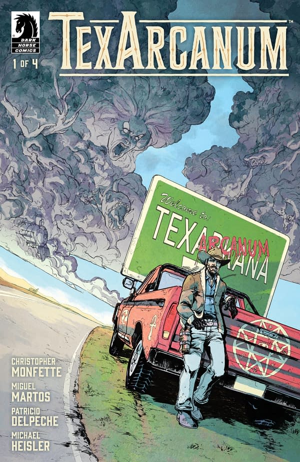 Cover image for TEXARCANUM #1 MICHAEL HEISLER COVER