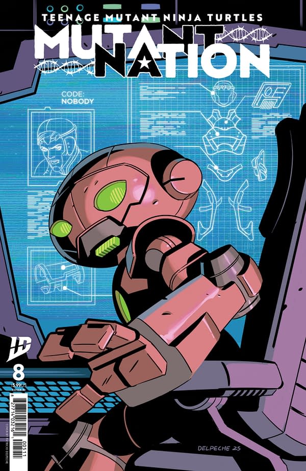 Cover image for Teenage Mutant Ninja Turtles: Mutant Nation #8 Variant RI (10) (Delpeche)
