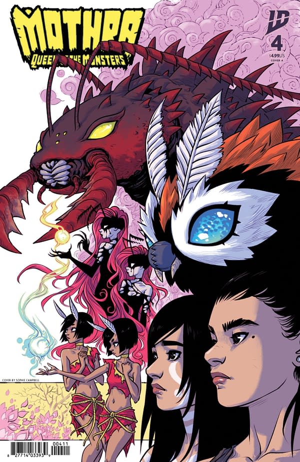 Cover image for MOTHRA: QUEEN OF THE MONSTERS #4 SOPHIE CAMPBELL COVER