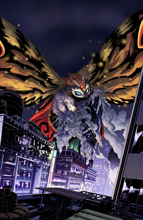 Cover image for Mothra: Queen of the Monsters #4 Variant RI (25) (Rivera Full Art)