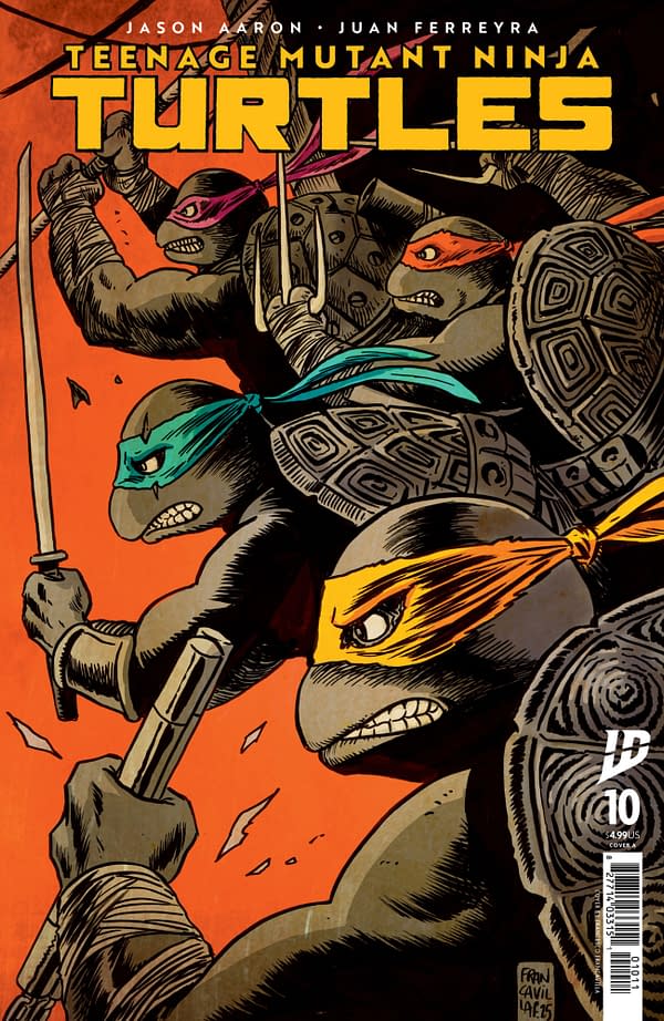 Cover image for Teenage Mutant Ninja Turtles #10 Variant D (Francavilla)