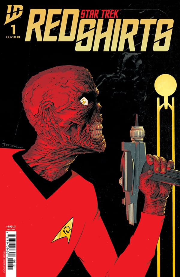 Cover image for Star Trek: Red Shirts #1 Variant RI (25) (Shalvey)