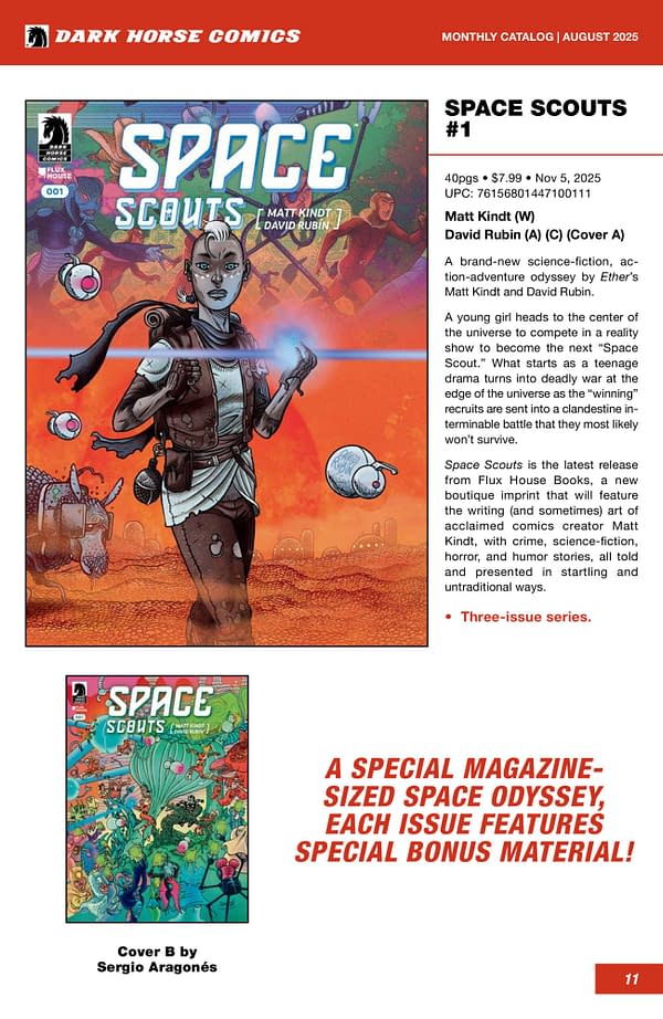 Dark Horse Comics October 2025 Solicits