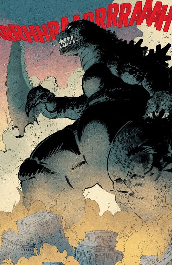 Interior preview page from GODZILLA: HEIST #5 BOB EGGLETON COVER
