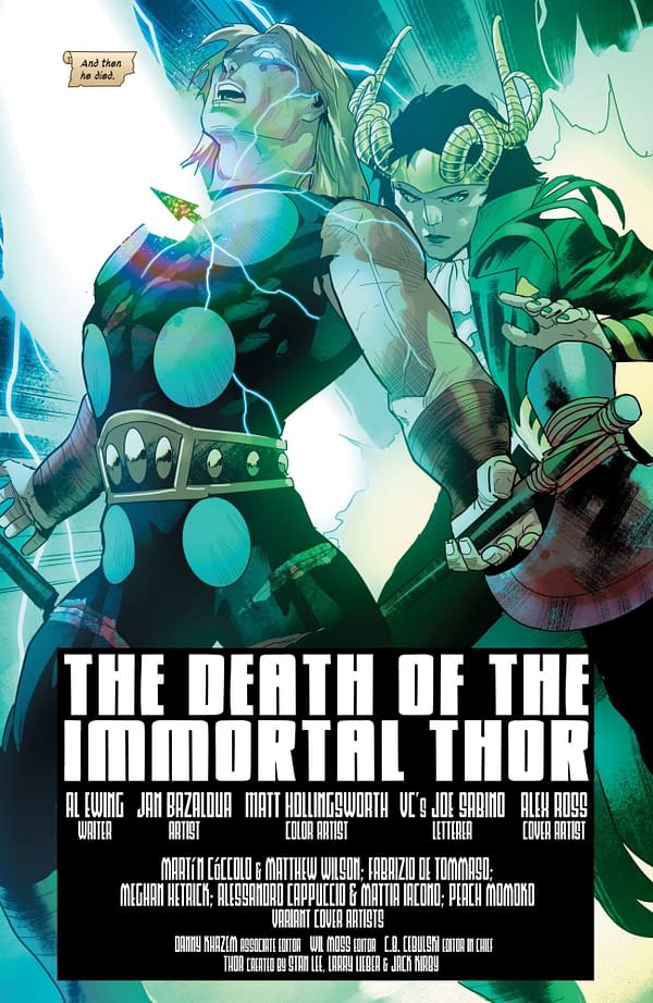 The Future Of Thor, Revealed In Immortal Thor #25