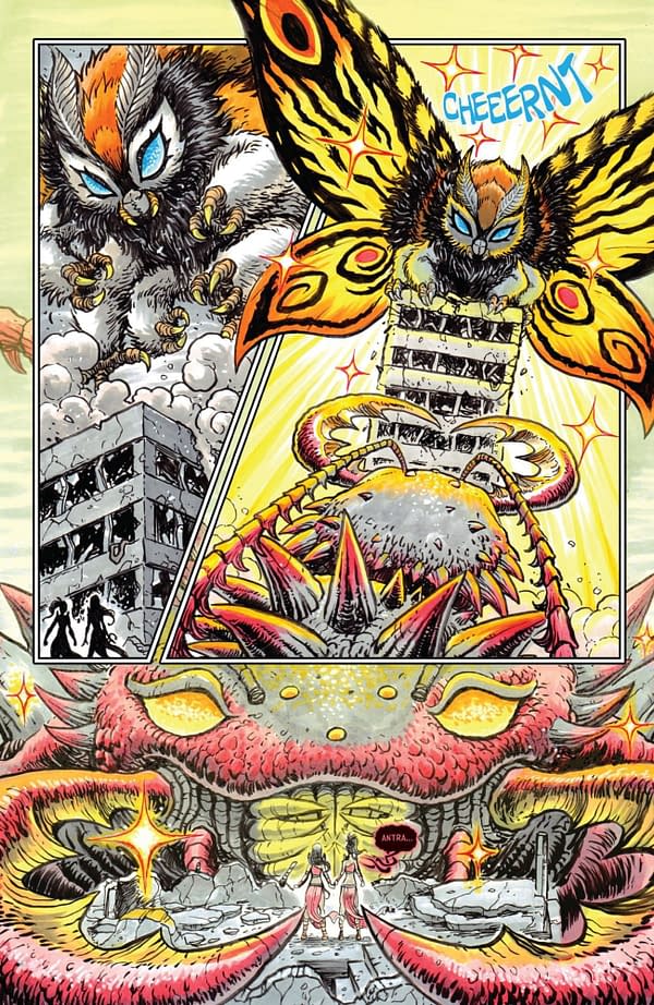 Interior preview page from MOTHRA: QUEEN OF THE MONSTERS #4 SOPHIE CAMPBELL COVER