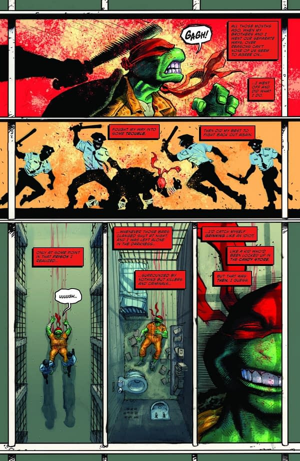 Interior preview page from TEENAGE MUTANT NINJA TURTLES #10 JORGE FORNéS COVER