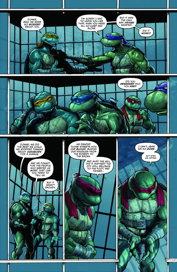 Interior preview page from TEENAGE MUTANT NINJA TURTLES #10 JORGE FORNéS COVER