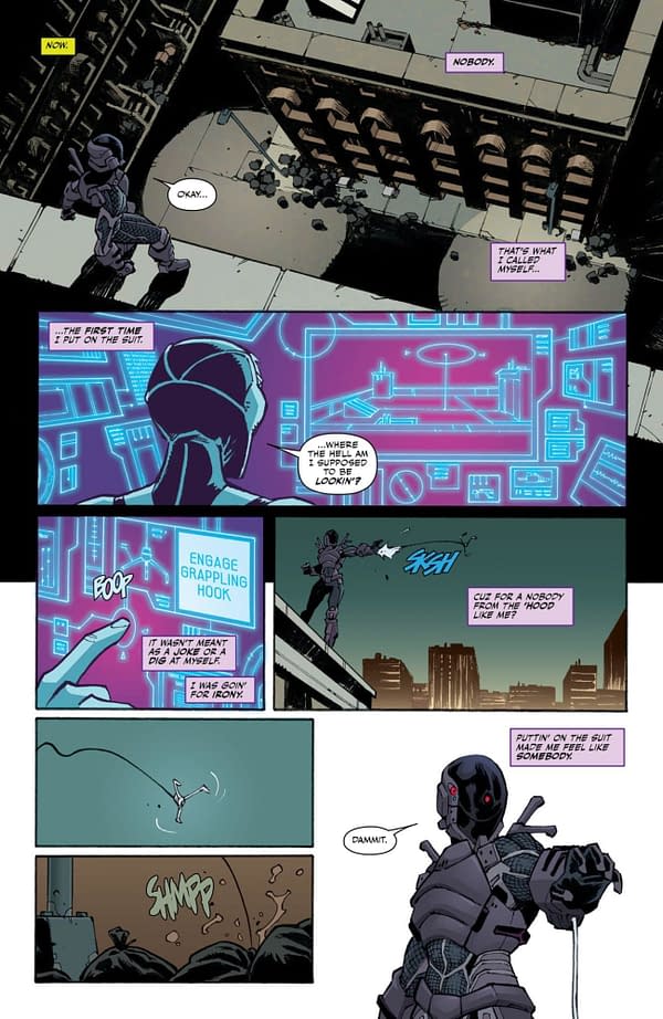Interior preview page from TEENAGE MUTANT NINJA TURTLES: MUTANT NATION #8 FERO PE COVER