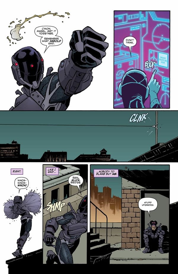 Interior preview page from TEENAGE MUTANT NINJA TURTLES: MUTANT NATION #8 FERO PE COVER