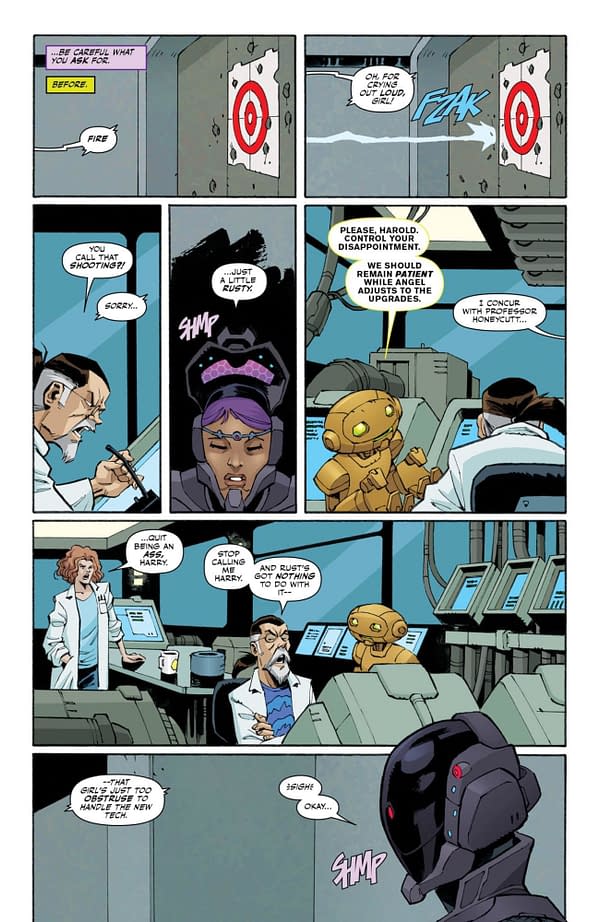 Interior preview page from TEENAGE MUTANT NINJA TURTLES: MUTANT NATION #8 FERO PE COVER