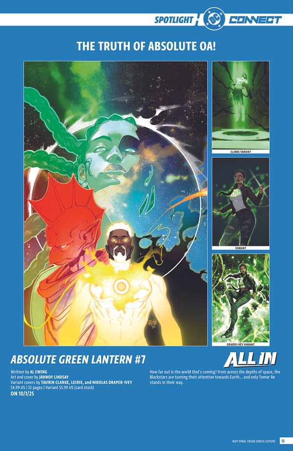 DC Comics Full October 2025 Solicits, More Than Just Absolute Batman