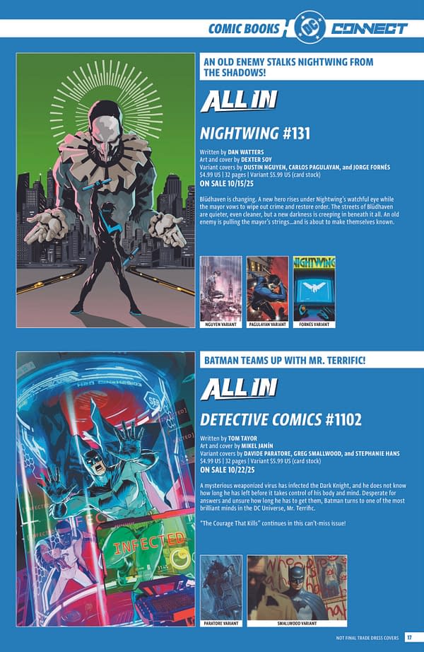 DC Comics Full October 2025 Solicits, More Than Just Absolute Batman