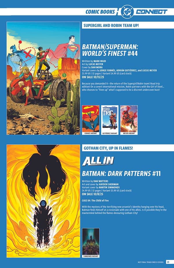 DC Comics Full October 2025 Solicits, More Than Just Absolute Batman