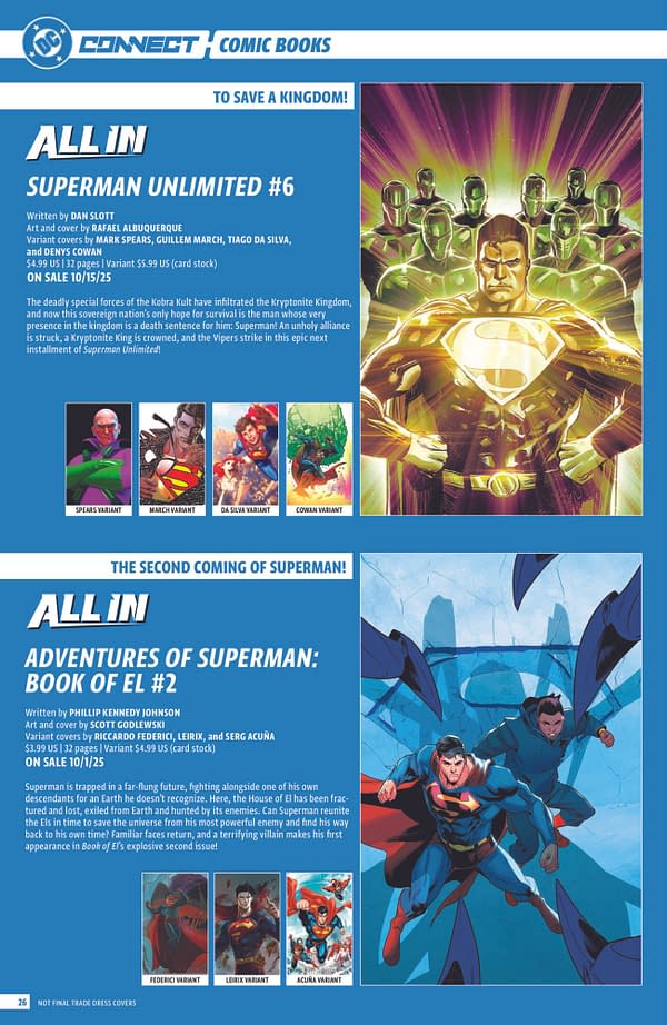 DC Comics Full October 2025 Solicits, More Than Just Absolute Batman