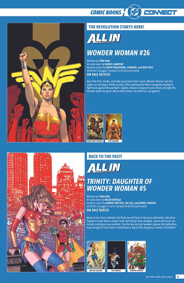 DC Comics Full October 2025 Solicits, More Than Just Absolute Batman