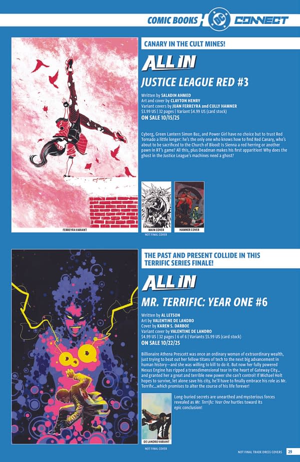 DC Comics Full October 2025 Solicits, More Than Just Absolute Batman