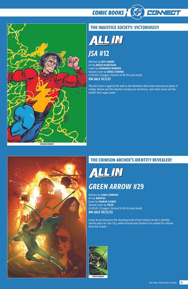 DC Comics Full October 2025 Solicits, More Than Just Absolute Batman