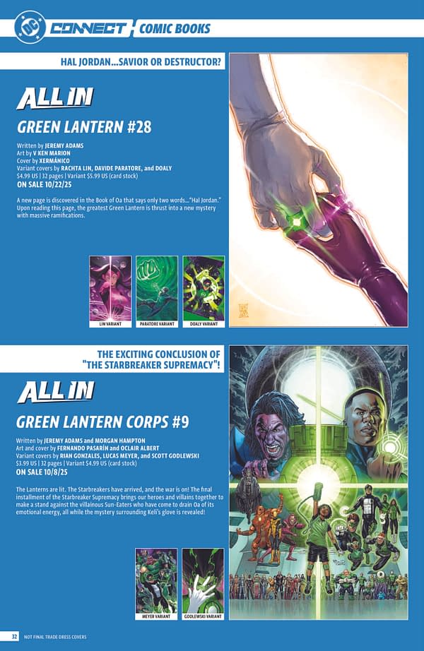DC Comics Full October 2025 Solicits, More Than Just Absolute Batman