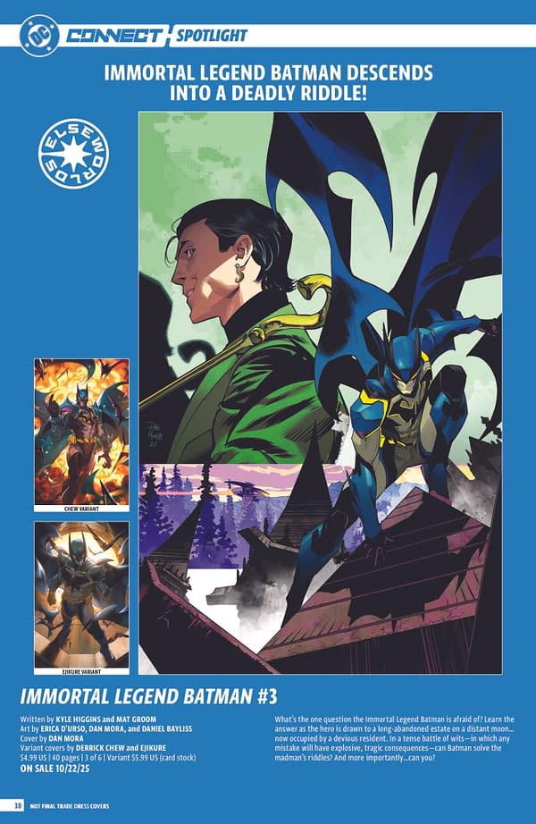 DC Comics Full October 2025 Solicits, More Than Just Absolute Batman
