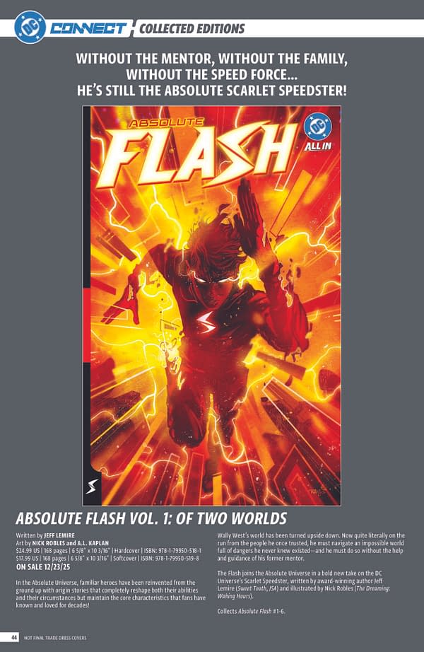 DC Comics Full October 2025 Solicits, More Than Just Absolute Batman