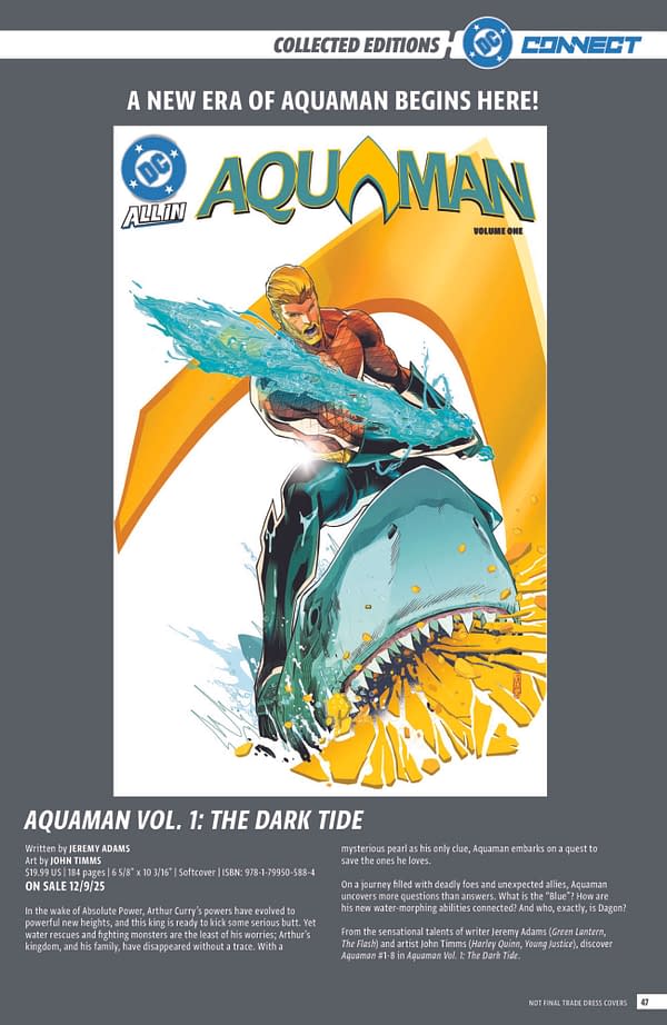 DC Comics Full October 2025 Solicits, More Than Just Absolute Batman
