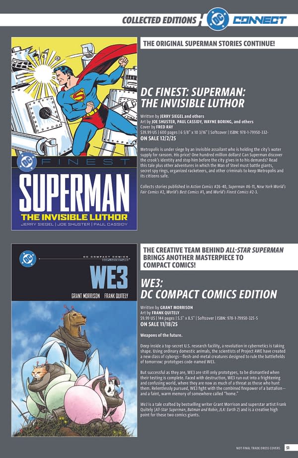 DC Comics Full October 2025 Solicits, More Than Just Absolute Batman