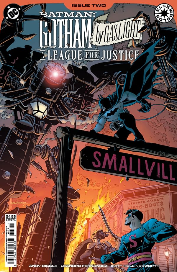 Cover image for Batman: Gotham by Gaslight - A League for Justice #2