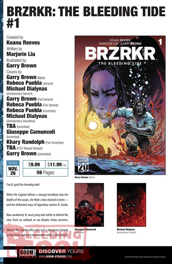 Boom Studios November 2025 Full Solicits