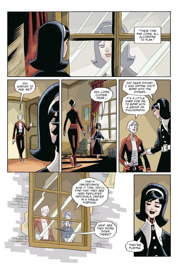 Interior preview page from THE UMBRELLA ACADEMY: PLAN B #2 NATE PIEKOS COVER