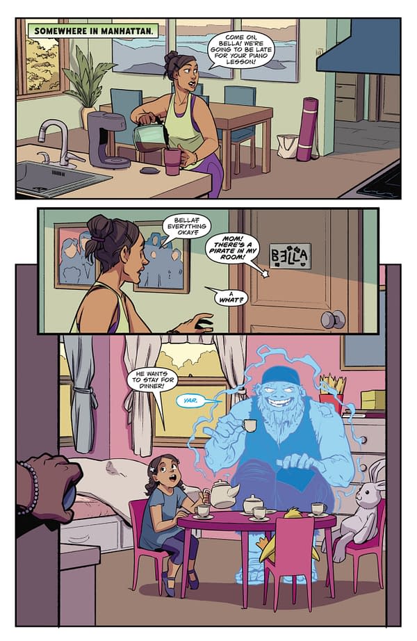Interior preview page from GHOSTBUSTERS: DEAD MAN'S CHEST #3 JIMMY BETANCOURT COVER
