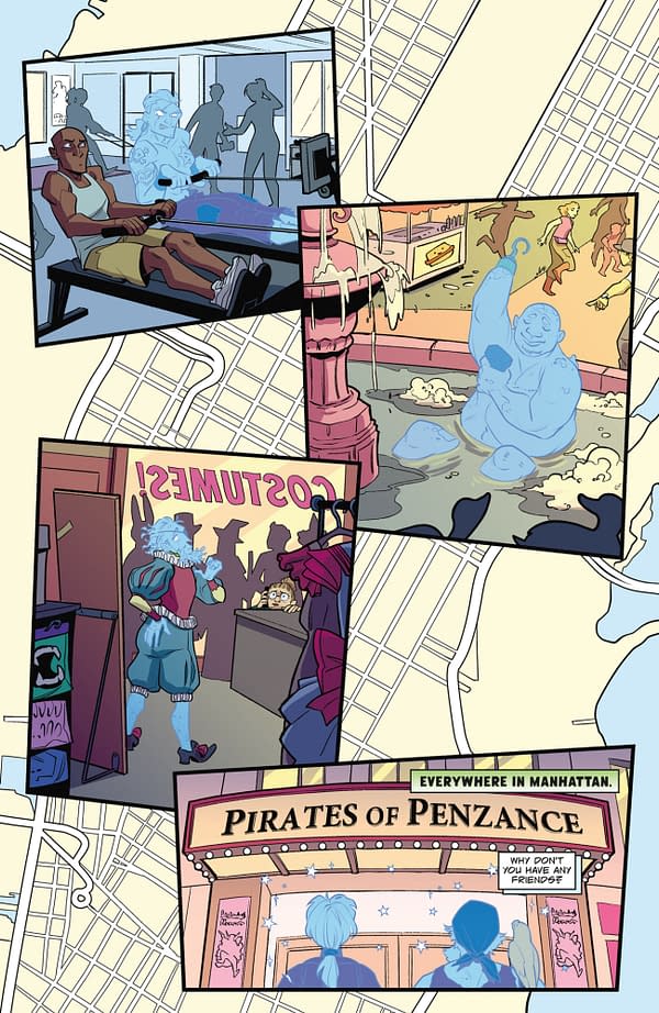 Interior preview page from GHOSTBUSTERS: DEAD MAN'S CHEST #3 JIMMY BETANCOURT COVER