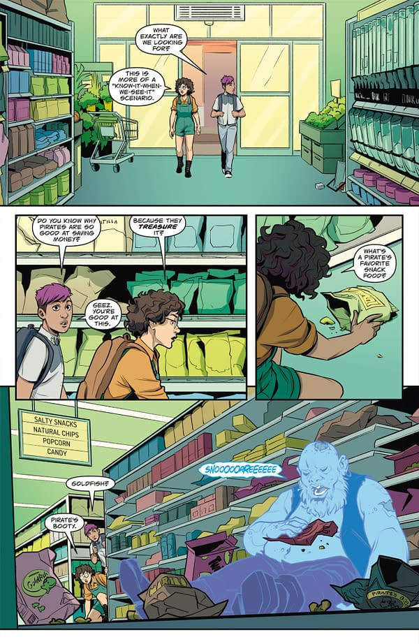 Interior preview page from GHOSTBUSTERS: DEAD MAN'S CHEST #3 JIMMY BETANCOURT COVER