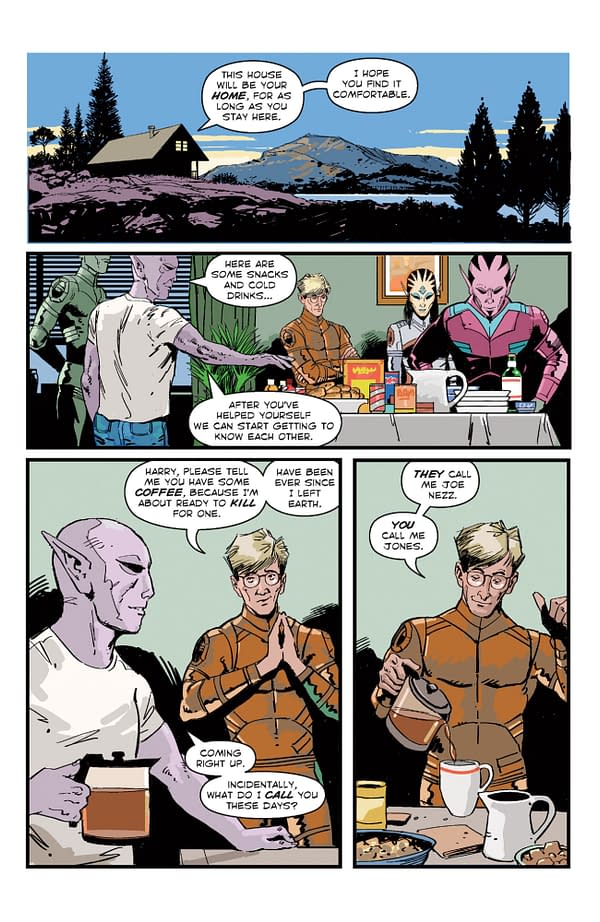 Interior preview page from RESIDENT ALIEN: THE BOOK OF CHANGES #1 STEVE PARKHOUSE COVER