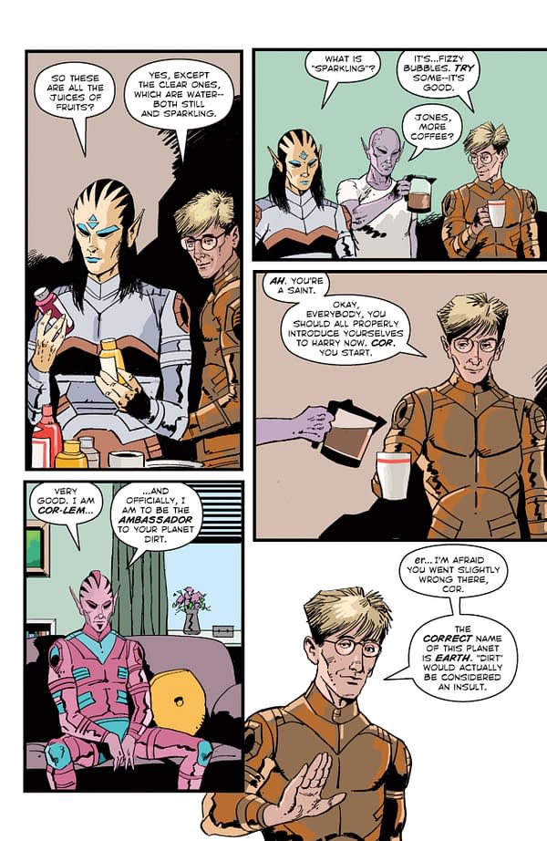 Interior preview page from RESIDENT ALIEN: THE BOOK OF CHANGES #1 STEVE PARKHOUSE COVER