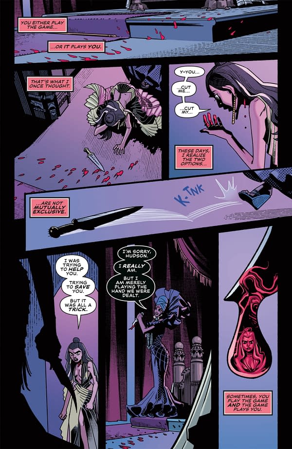 Interior preview page from ARCANA ROYALE #4 JOSH REED COVER