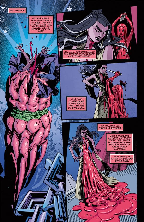 Interior preview page from ARCANA ROYALE #4 JOSH REED COVER