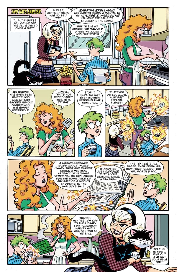 Interior preview page from ARCHIE VS. MINOR THREATS #1 SCOTT HEPBURN COVER
