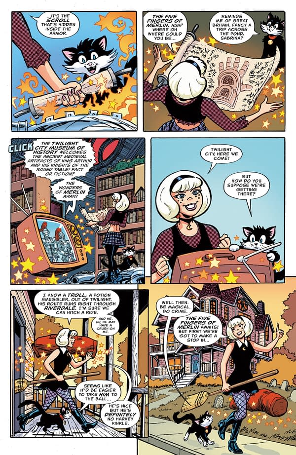 Interior preview page from ARCHIE VS. MINOR THREATS #1 SCOTT HEPBURN COVER