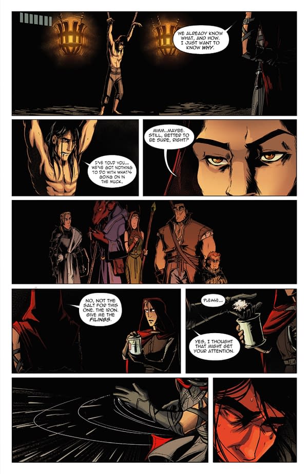 Interior preview page from CRITICAL ROLE: VOX MACHINA ORIGINS I #3 CHRIS NORTHROP COVER
