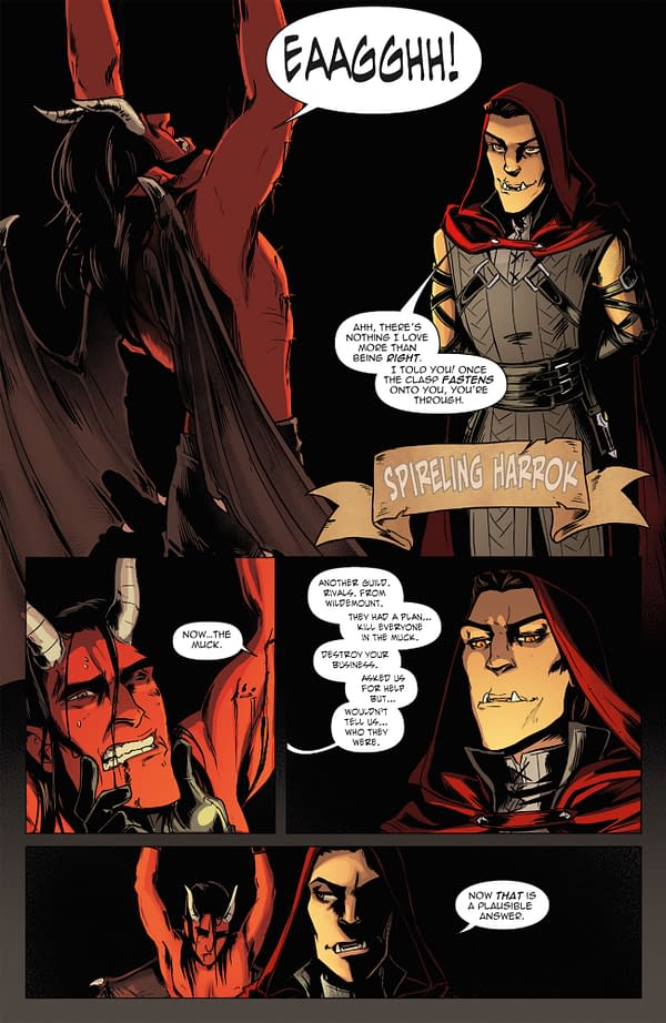 Interior preview page from CRITICAL ROLE: VOX MACHINA ORIGINS I #3 CHRIS NORTHROP COVER