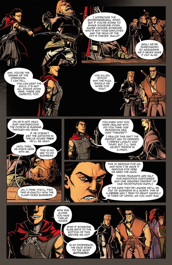 Interior preview page from CRITICAL ROLE: VOX MACHINA ORIGINS I #3 CHRIS NORTHROP COVER
